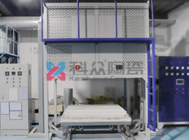 黃色精密陶瓷漏斗零件燒結(jié)爐